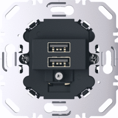 Berker 260205 - usb opldstopcnt 230v 2 3a