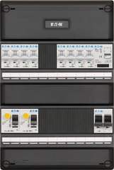 Eaton I-82G140T-HS-64 - groepenkast 1-fase, 8 groepen, 2 Aardlekschakelaars 2-P, 1 beltrafo, 1 hoofdschakelaar 2-P 40A, Systeem 55