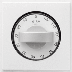 Gira 066666 - inzetplaat + knop jaloezie / timer wit tx44