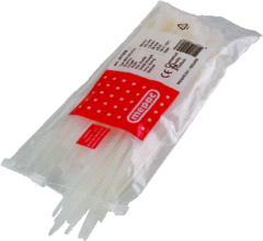 Mepac 451156 - bundelband 200x4,5mm transparant zak 100 stuks