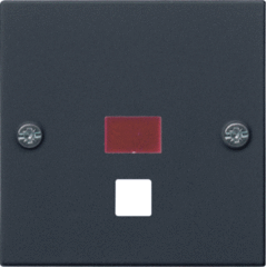 Gira 0638005 - inzetplaat trekschakelaar zwart mat