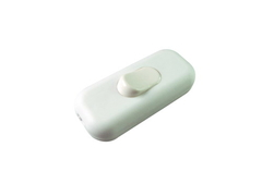 Snoerschakelaar wit 51220 1-polig met schroef