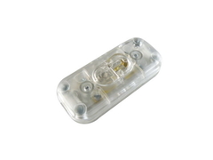 Snoerschakelaar transparant 51223 1-polig met schroef