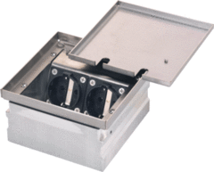 O.C.S. 77.77.046 - o.c.s.- vloerdoos 8802 - 2x 230v - deksel voor gietvloer