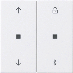 Gira 536703 - s3000 jaloezie + klem bt 55 zuiver wit glanzend