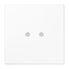 Jung LS961BWW - inzetplaat blind alpine wit ls990 schroefbaar