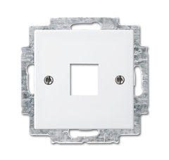 Busch Jaeger 2CKA001753A0230 - inzetplaat 1x modulair jack 2561-914 balance si