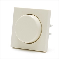 Jung A1540 - inzetplaat druk draai dimmer + knop creme wit a500