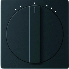 Busch Jaeger 2CKA001710A3893 - inzetplaat 3-standen 1740drl-885 future mat zwart