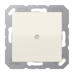 Jung AS590A - inzetplaat kabelinvoer creme wit as500