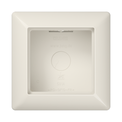 Jung AS581AW - opbouw rand + afdekraam 1-voudig creme wit