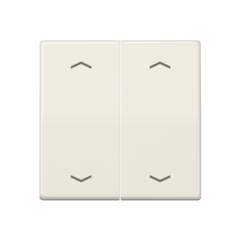 Jung AS591-5MP - wipplaat 2 x jaloezie creme wit as500