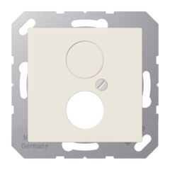 Jung A562 - inzetplaat bnc/ldspr creme wit a500