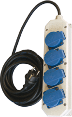 Hateha 12.212.012 - nylon wcd randaarde vd16/4K kabel 10-mtr 3x1,5mm2 opbouw