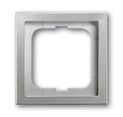 Busch Jaeger 2CKA001754A4317 - afdekraam 1-voudig 1721-866k pure stainless steel