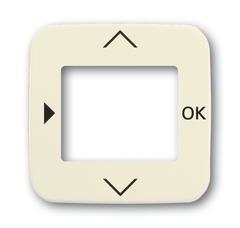 Busch Jaeger 2CKA006430A0285 - inzetplaat timer / jaloezie 6435-212 si creme