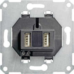 Gira 235900 - usb voedingsunit 2-voudig basis