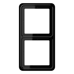 Jung CD582SW - cd 582 sw - afdekraam 2-voudig zwart cd582sw