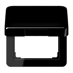 Jung CD590KLSW - cd 590 klsw - klapdeksel 50x50 zwart cd