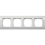 Gira 021402 - afdekraam 4-voudig zuiver wit mat st55