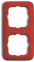 Busch Jaeger 2CKA001725A1565 - afdekraam 2-voudig r-rood