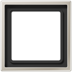 Jung ES2981 - ES 2981 - afdekraam 1-voudig edelstaal