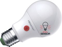 Megaman MM10028 - sensorlamp 8/60w 2800k e27