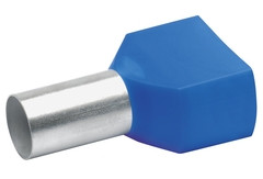 Klauke 800073271 - adereindhuls 877/14 blauw 2x16mm2 zak 100 stuks