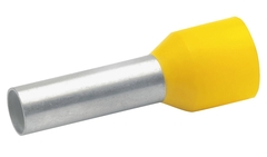 Klauke 800072231 - adereindhuls 6mm2 geel enkel 475/12 zak 100 stuks