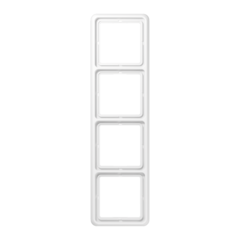 Jung CD584WW - cd 584 ww - afdekraam 4-voudig alpin wit cd584ww