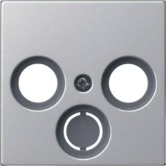 Gira 0869600 - Afdekplaat coax-antenne System 55 edelstaal