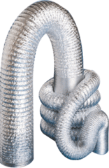 Nedco 610.014.37 - 61001437 - 1006 - aluminium afvoerslang 127mm flexibel rol 10 meter