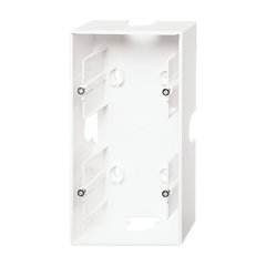 Busch Jaeger 2CKA001799A0902 - opbouwkap 2-voudig 1702-84 studio wit