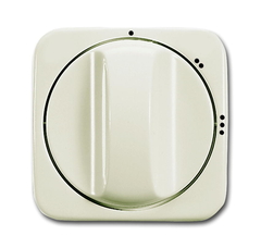 Busch Jaeger 2CKA001710A3419 - inzetplaat + knop 2542dr/02-212si creme