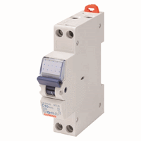 Gewiss GW90228 - compact mcb 1p+n c20 6ka 1m