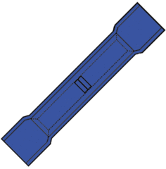 Klemko 152420 - doorverbinder a2527sk doos 100 stuks