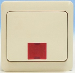 Peha 00177111 - klem wipplaat 1-polig controle creme wit 80.640nglkw