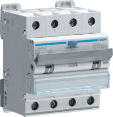 Hager AFM482G - haco aardlekautomaat 4-polig C32 300ma