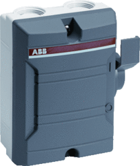 ABB Componenten 2CMA142405R1000 - werkschakelaar 4-polig 25a opbouw bw425dp