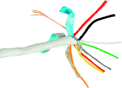 Lobeco C03506.200 - wit 6a soepel n.a. rol 200 meter