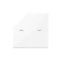 Jung LS995PWWM - Schakelwip LS990 wit mat m.pijlsymbolen