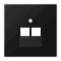 Jung LS969-2UASWM - afdekking ls990 grafiet zw.v.uae 2-vdg