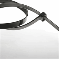 HK / HAKA 162200608 - haka- bundelband 4,5x280 mm zwart zak 100 stuks