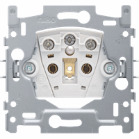 Niko 170-33100 - Sokkel voor stopcontact met penaarde en beschermingsafsluiters, inbouw