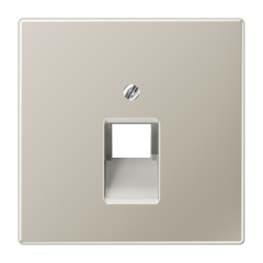 Jung ES2969-1UA - inzetplaat 1x modulair jack data edelstaal