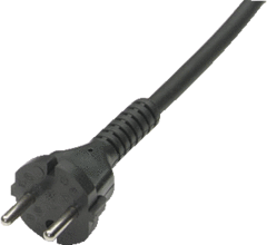 HK / HAKA 517800211 - / - haka- gereedschapschapssnoer h05rn-f 2x1,00 zwart 10 meter