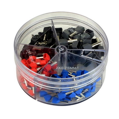 Ratio B60295 - Assortiment aderhulzen twin in box 200 stuks