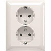 Busch Jaeger 2TKA00003911 - wcd randaarde dubbel kinderveilig inbouw