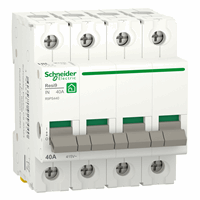 Schneider Electric R9PS440 - resi9 hoofdschakelaar 4p 40a