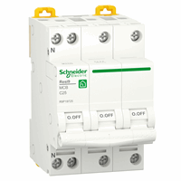 Schneider Electric R9P19725 - resi9 3p+n c25 6ka